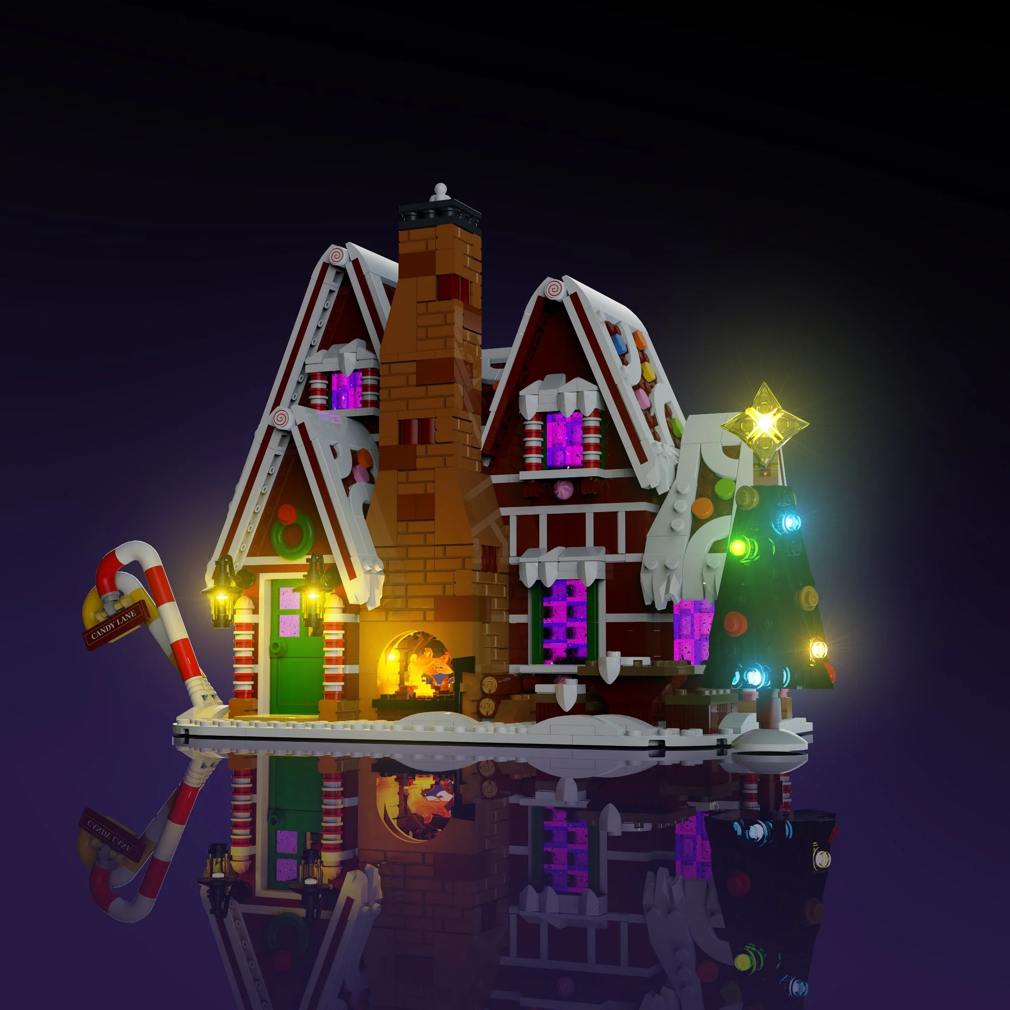 Light Kit for LEGO® Gingerbread House #10267 - Image 3