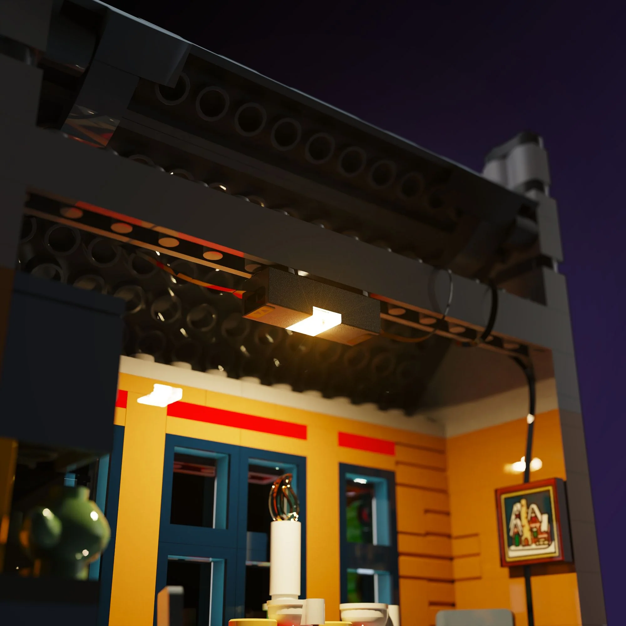 Light Kit for LEGO® Holiday Main Street #10308 - Image 9