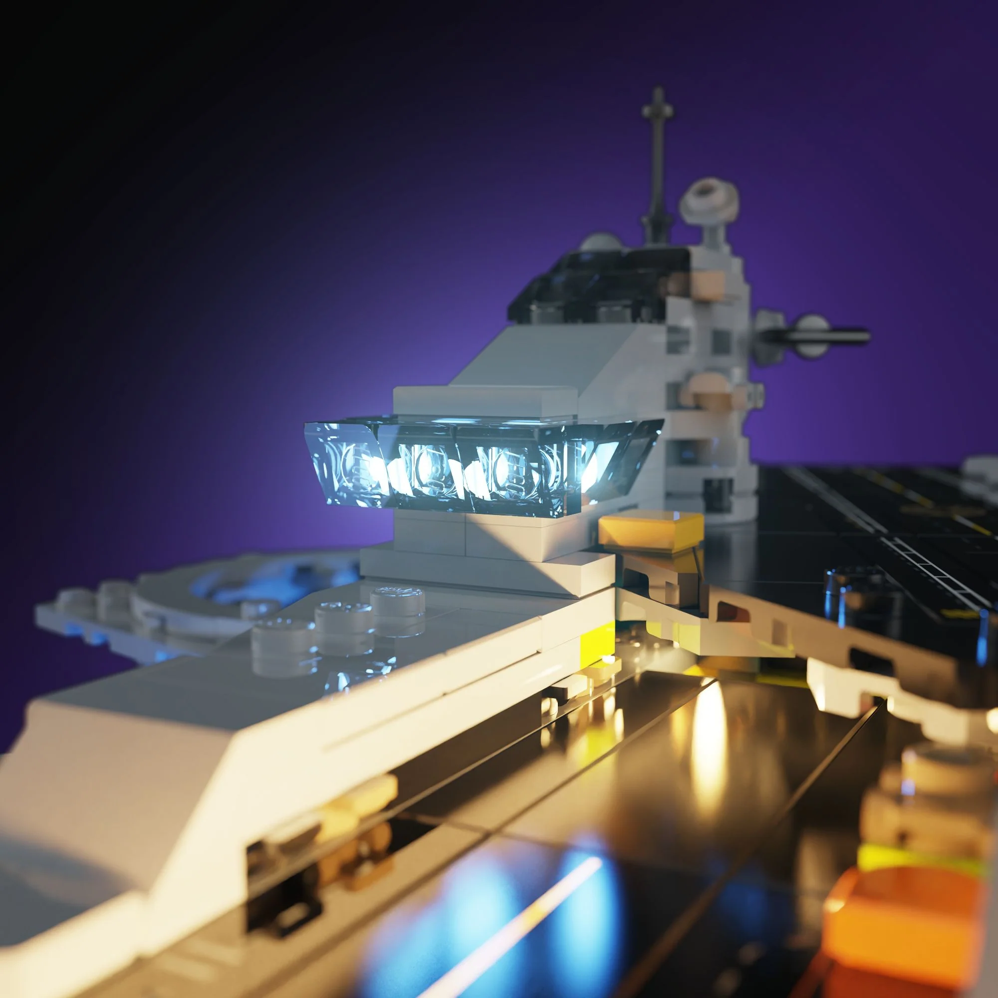 Light Kit for LEGO® Marvel The Avengers Helicarrier #76295 - Image 7